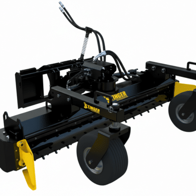 PR-60022 Stinger Attachments 60-Inch Mini Soil Conditioner - Hydraulic Slew, Bobcat MT Mount