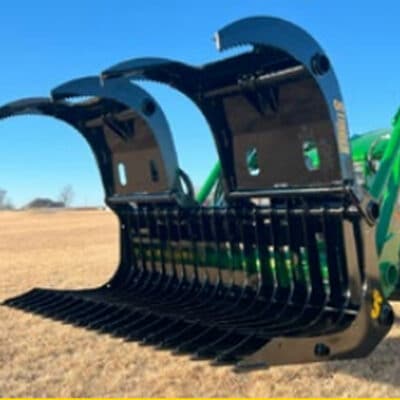 Stinger CROG compact rock grapple attachment for compact tractors and mini skid steers