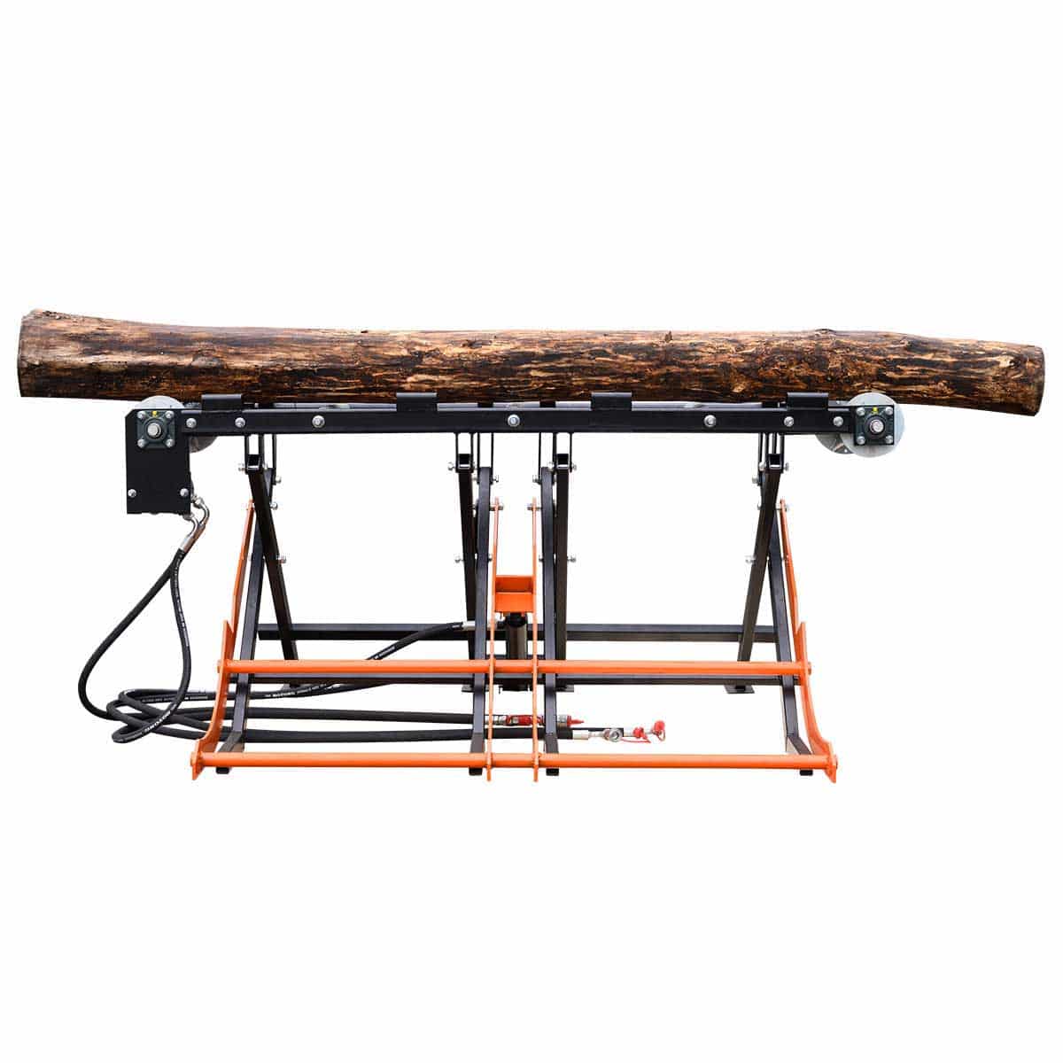 TMG-LLS16 1000 lb Hydraulic Log Lift for TMG-GLS16/20 Firewood Processor, Chain Drive Infeed, TMG-LLS16