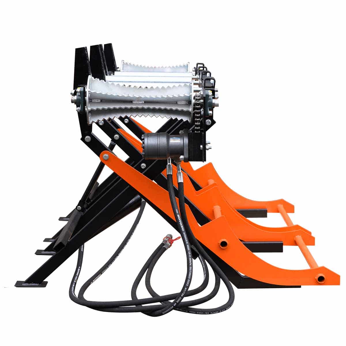 TMG-LLS16 1000 lb Hydraulic Log Lift for TMG-GLS16/20 Firewood Processor, Chain Drive Infeed, TMG-LLS16