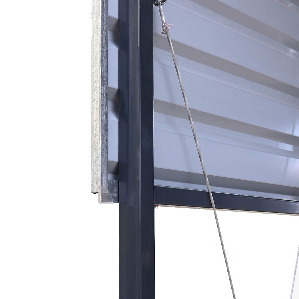 TMG-MSB1230 12' x 30' Metal Shed Boat Shelter, 12.3' Peak Height, 11' Clearance TMG-MSB1230