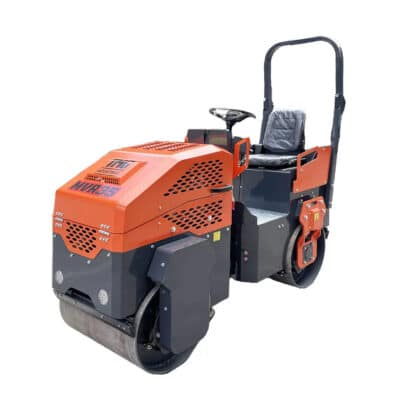 TMG-MVR35 13.5 HP Ride-On Road Roller, 2 x 28" Wide & 21" Diameter Rollers, EPA Emissions Compliance TMG-MVR35