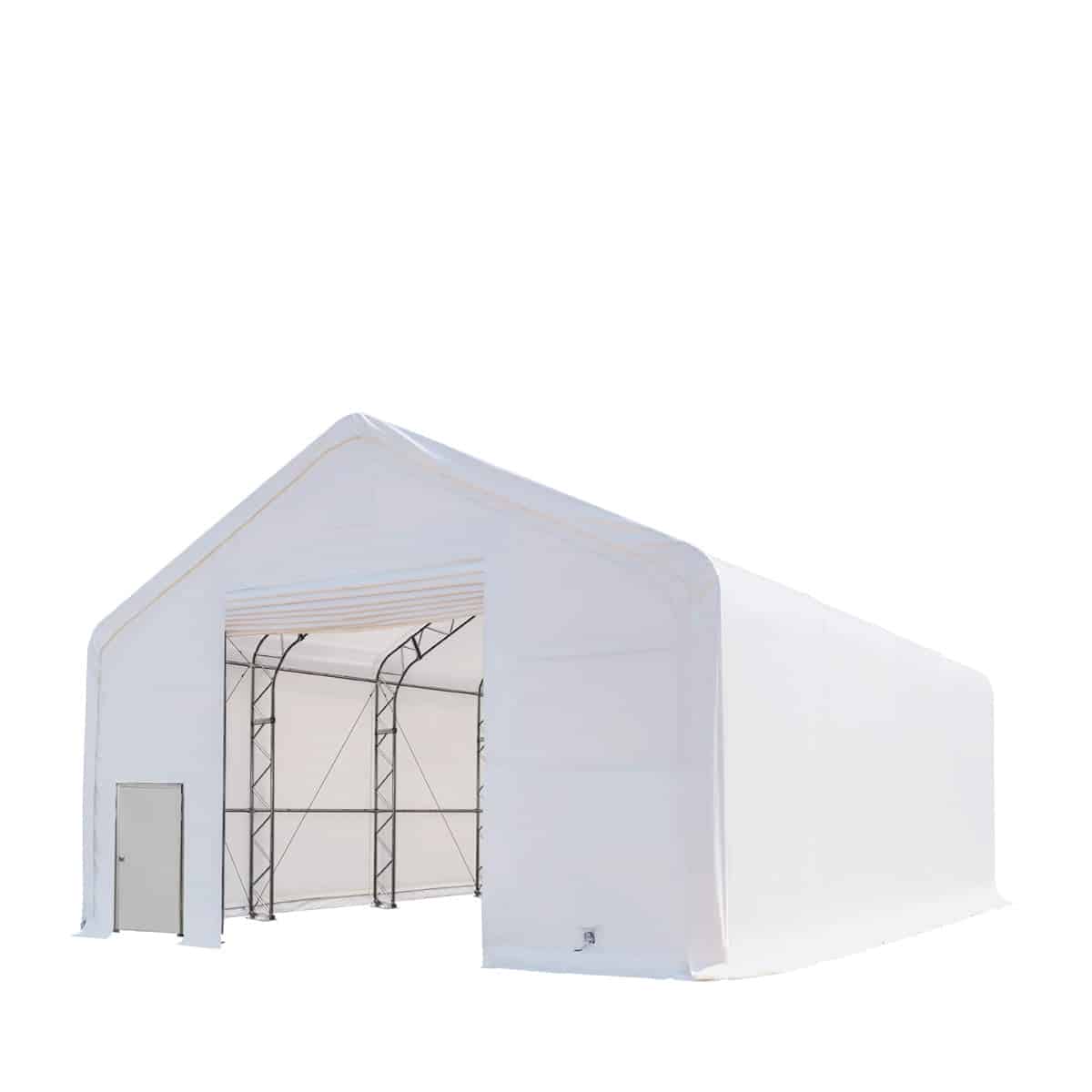TMG-DT3042-BA 30' x 40' Dual Truss Storage Shelter with Heavy Duty 17 oz PVC Cover TMG-DT3042(Previously TMG-DT3041)