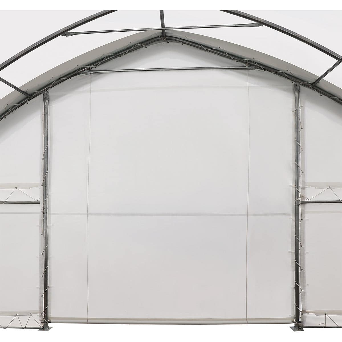 TMG-ST3042E 30' x 40' Peak Ceiling Storage Shelter with Heavy Duty 11 oz PE Cover & Drive Through Doors, TMG-ST3042E (Pr