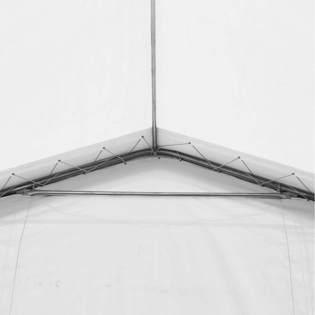 TMG-ST3042E 30' x 40' Peak Ceiling Storage Shelter with Heavy Duty 11 oz PE Cover & Drive Through Doors, TMG-ST3042E (Pr