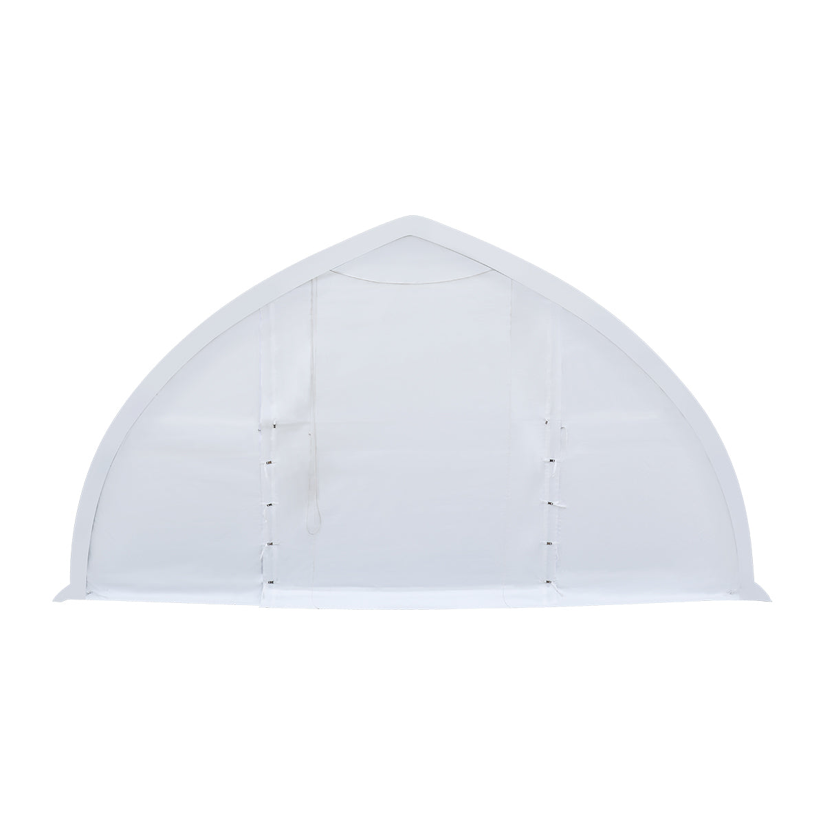 TMG-ST3062V 30' x 60' Peak Ceiling Storage Shelter with Heavy Duty 17 oz PVC Cover & Drive Through Doors, TMG-ST3062V (P