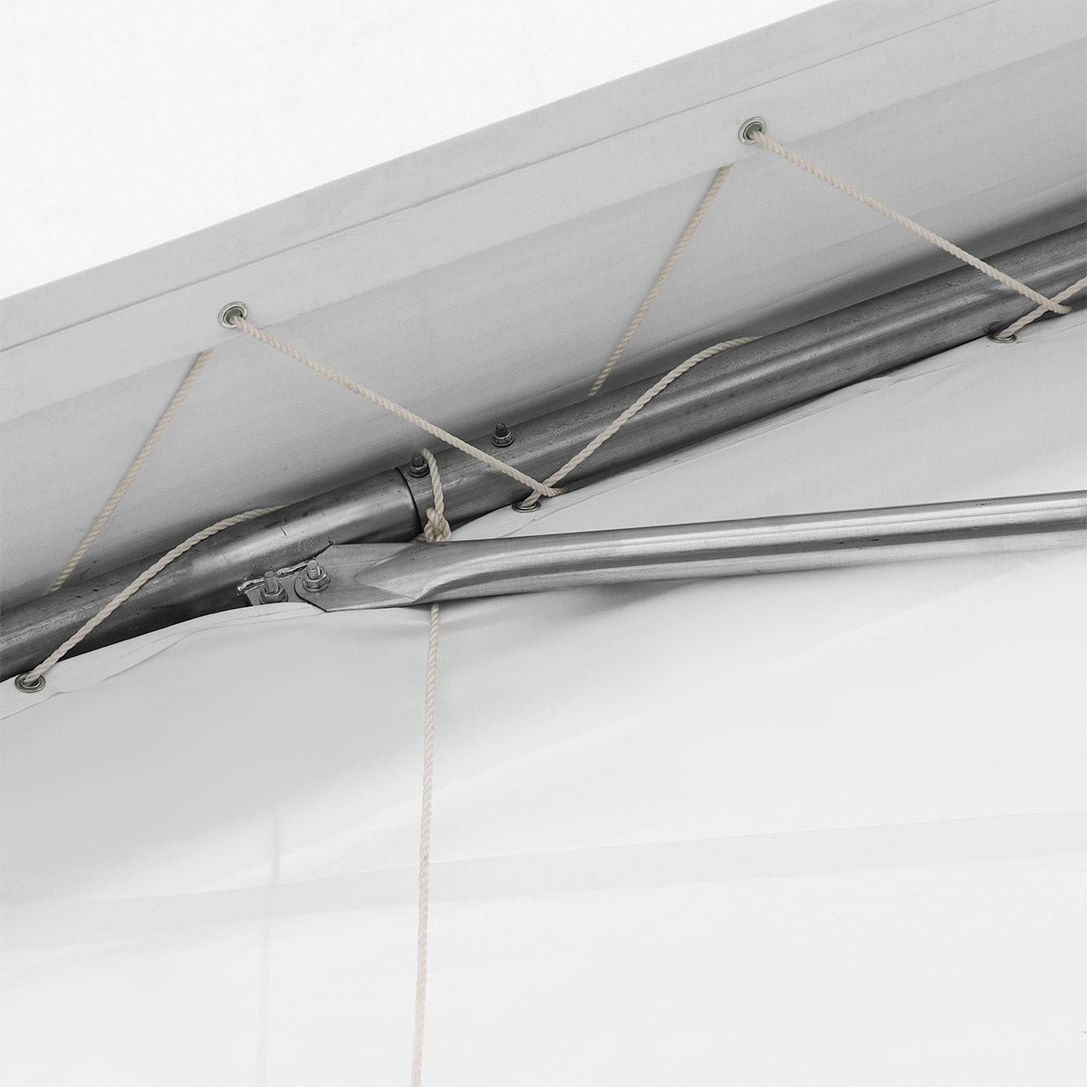 TMG-ST3062V 30' x 60' Peak Ceiling Storage Shelter with Heavy Duty 17 oz PVC Cover & Drive Through Doors, TMG-ST3062V (P