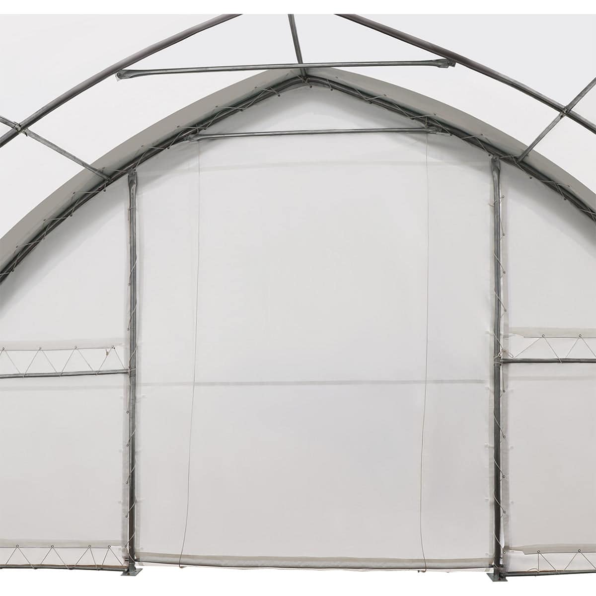 TMG-ST3062V 30' x 60' Peak Ceiling Storage Shelter with Heavy Duty 17 oz PVC Cover & Drive Through Doors, TMG-ST3062V (P