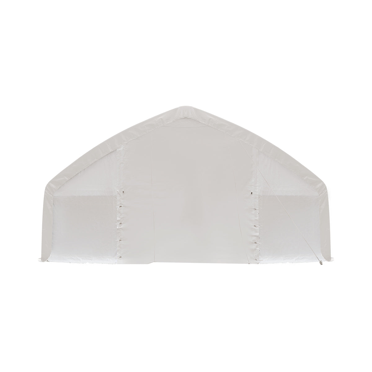 TMG-ST3072E 30' x 70' Straight Wall Peak Ceiling Storage Shelter with Heavy Duty 10 oz PE Cover TMG-ST3072E (Previously