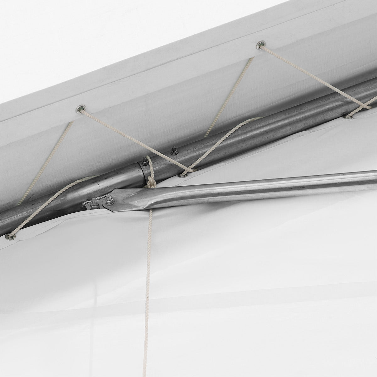 TMG-ST3082E 30' x 80' Peak Ceiling Storage Shelter with Heavy Duty 11 oz PE Cover & Drive Through Doors, TMG-ST3082E (Pr