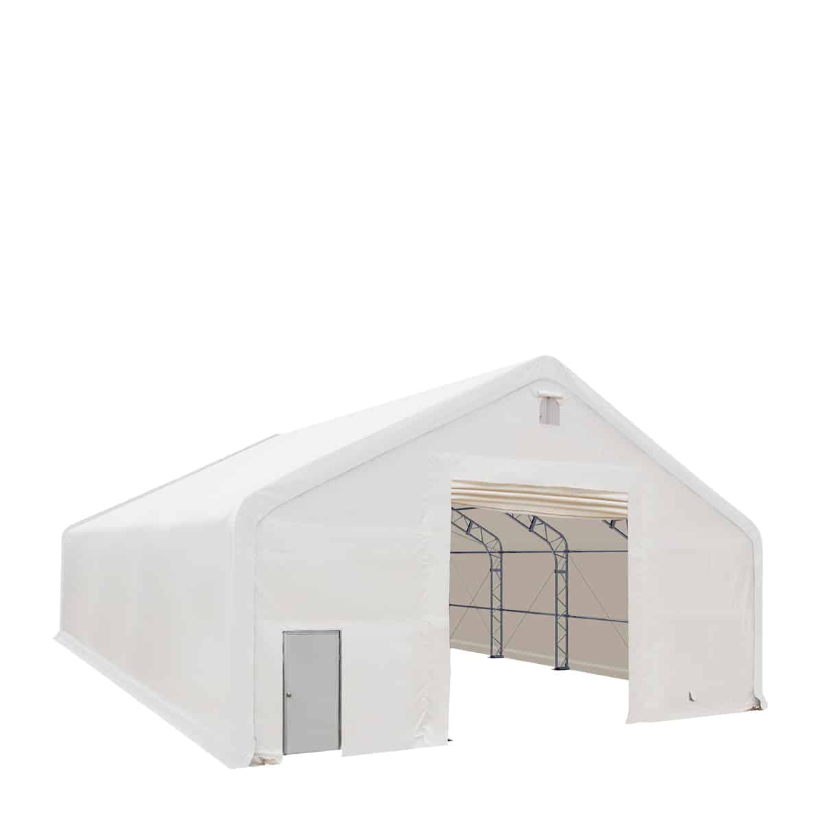 TMG-DT4042 40' x 40' Dual Truss Storage Shelter with Heavy Duty 21 oz PVC Cover & Drive Through Doors, TMG-DT4042 (Previ