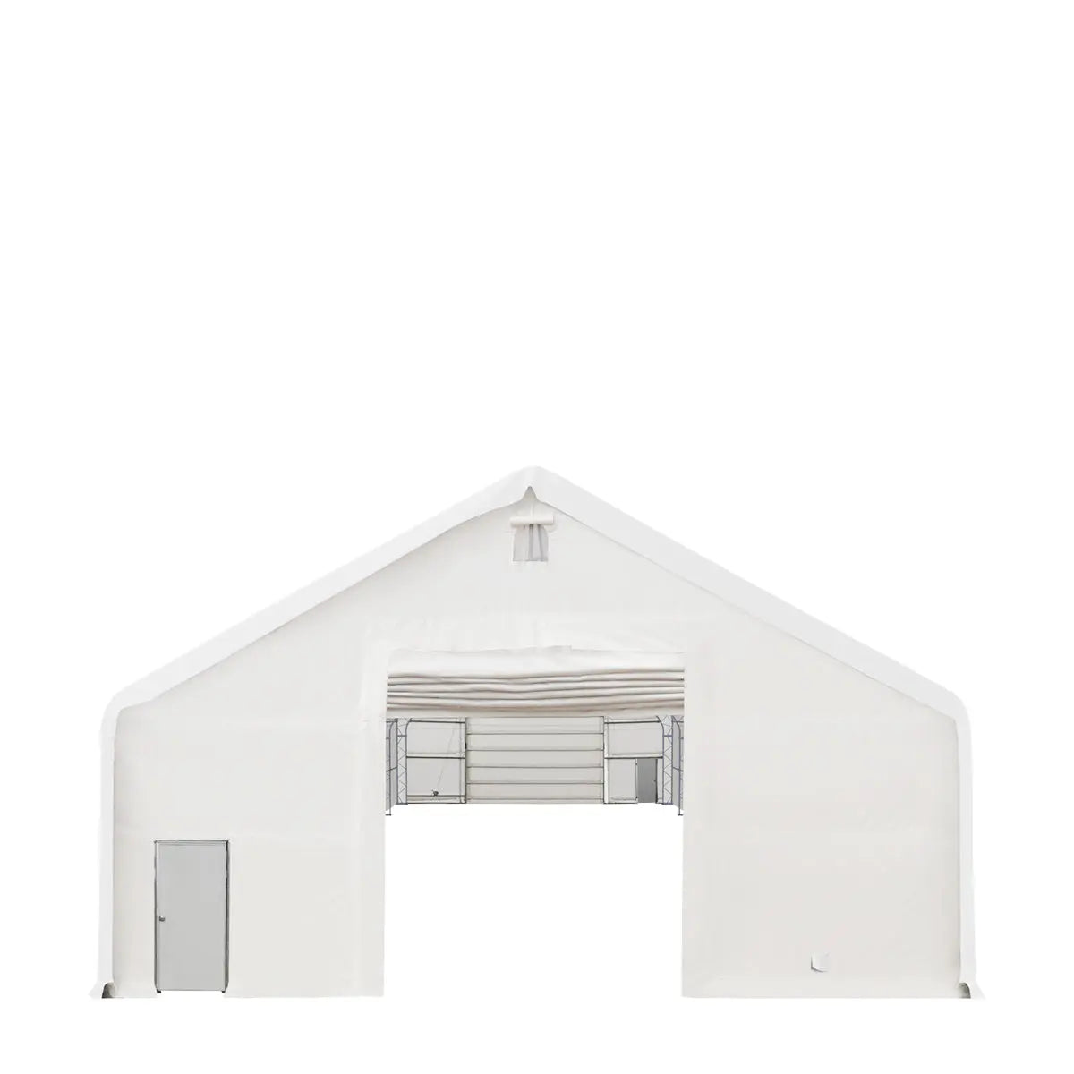 TMG-DT4062-BB 40' x 60' Dual Truss Storage Shelter with Heavy Duty 21 oz PVC Cover & Drive Through Doors, TMG-DT4062 (Pr