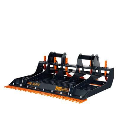 TMG-SLP72 72" Skid Steer Land Plane, 6 Adjustable Ripper Teeth, Reversible Planer Comb, Grading, Spreading & Leveling, T