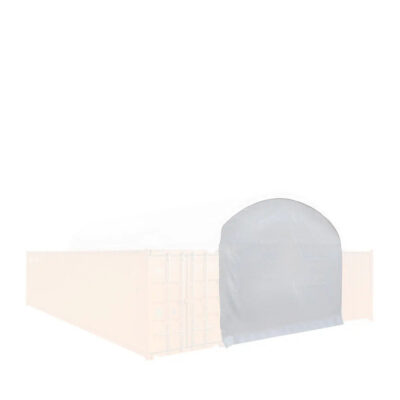 TMG-DT20BW8V Back End Wall Kit, Compatible with TMG-DT2041CV container shelters installed with the standard height conta