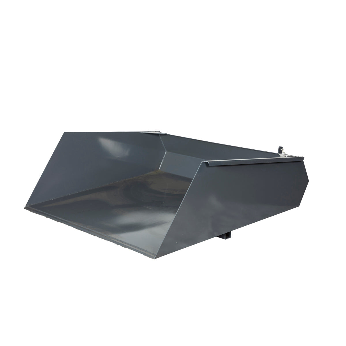 TMG-FSB64 Forklift Snow Bucket, 64” x 55” Work Capacity, 90° Dump Angle, Beveled Edge Design, TMG-FSB64