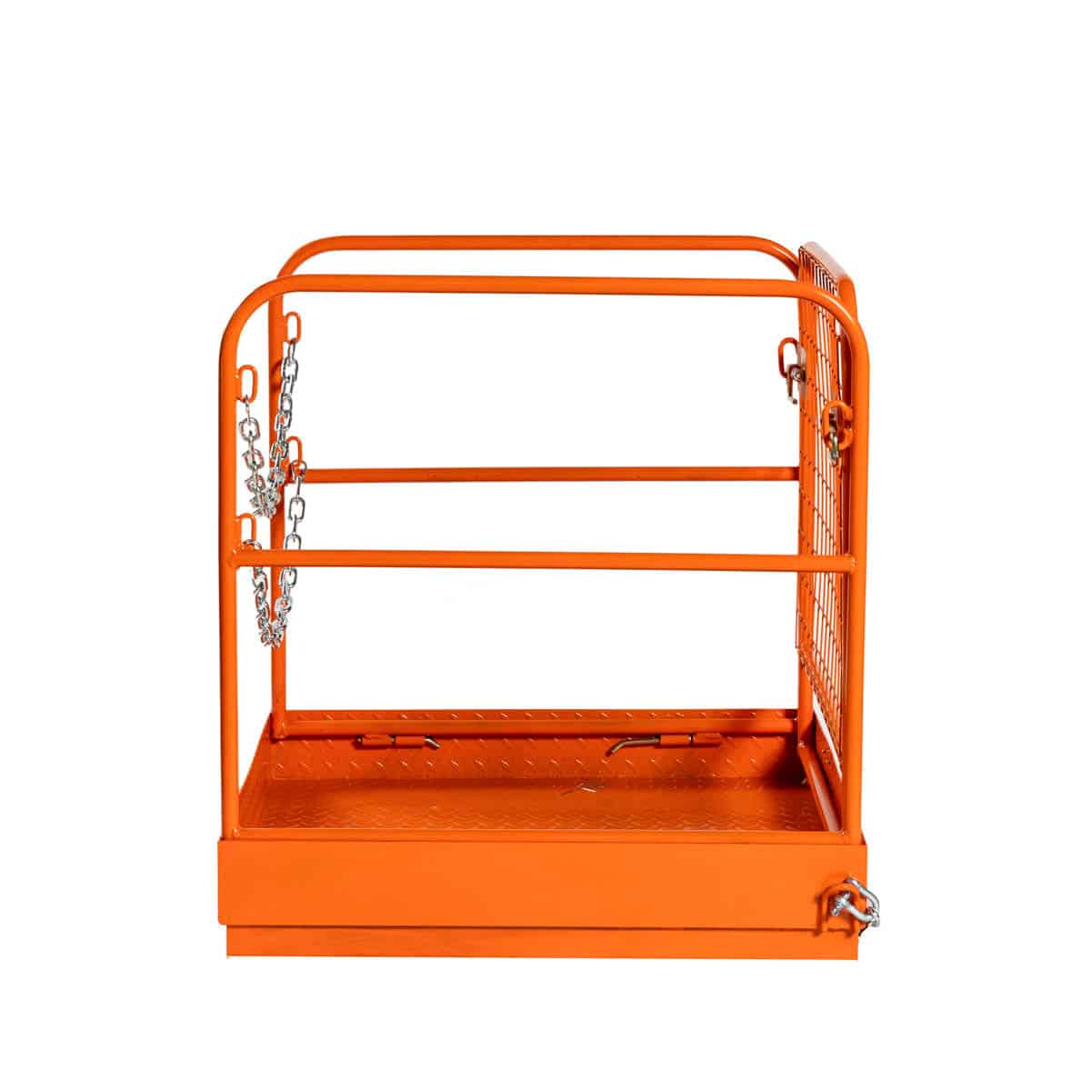 TMG-FWP08 Forklift Work Platform 36"x36", 800 lb Capacity, Foldable Safety Cage with Hand Rails and Non-Slip Floor, TMG-