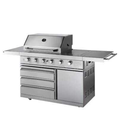 TMG-LKS06 Outdoor Gas Grill, 3 Cooking Grids, Warming Rack, Spacious Cooking Area, 4 Main Burners, CSA Certified, TMG-LK