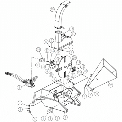TMG-WC42S-16-P/5 TMG-WC42S-16 Rotor Blades and Ledger Blade Set, Pack of 5, Hardware Included