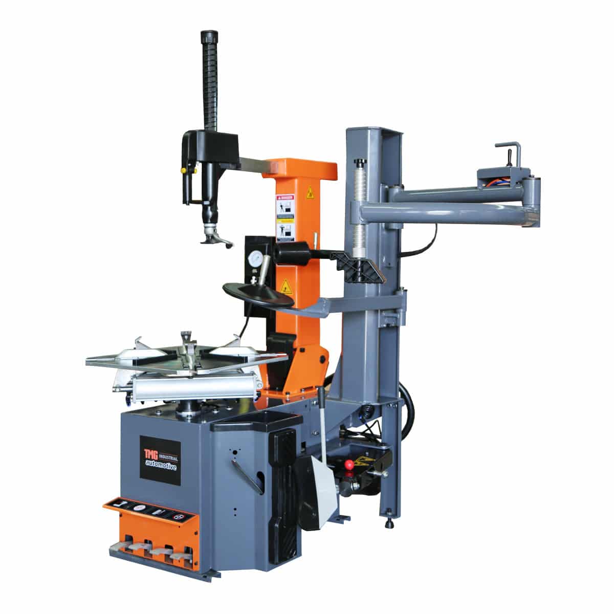 TMG-TC28A Tilt-back Semi Automatic Tire Changer, Pneumatic Assist Arm, 14" - 28" Rim Clamping, CETL Certified TMG-TC28A