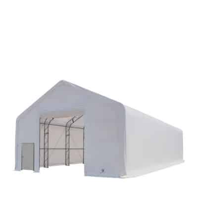 TMG-DT3062 30' x 60' Dual Truss Storage Shelter with Heavy Duty 17 oz PVC Cover & Drive Through Doors TMG-DT3062 (Previo