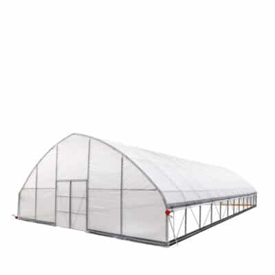 TMG-GH3050-V2 30' x 50' Commercial Tunnel Greenhouse with 6 Mil Clear Poly Covers and Roll-Up Sides TMG-GH3050-V2 (Previ