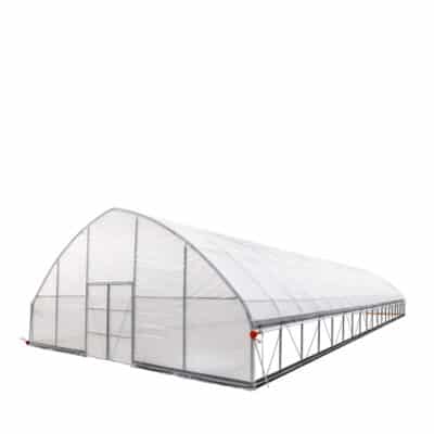 TMG-GH3080-V2 30' x 80' Commercial Tunnel Greenhouse with 6 Mil Clear Poly Covers and Roll-Up Sides TMG-GH3080-V2 (Previ