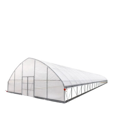 TMG-GH30100-V2 30' x 100' Commercial Tunnel Greenhouse with 6 Mil Clear Poly Covers and Roll-Up Sides TMG-GH30100-V2 (Pr