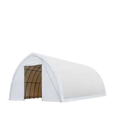 TMG-ST4061V TMG-ST4061V 40' x 60' Peak Ceiling Storage Shelter, Single Truss, 17oz Commercial Grade PVC Cover, 13' W x 1