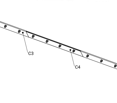 TMG-TSP72-C3/C4-P/3 TMG-TSP72-C3/C4 Blades Set, Pack of 3, Hardware Included